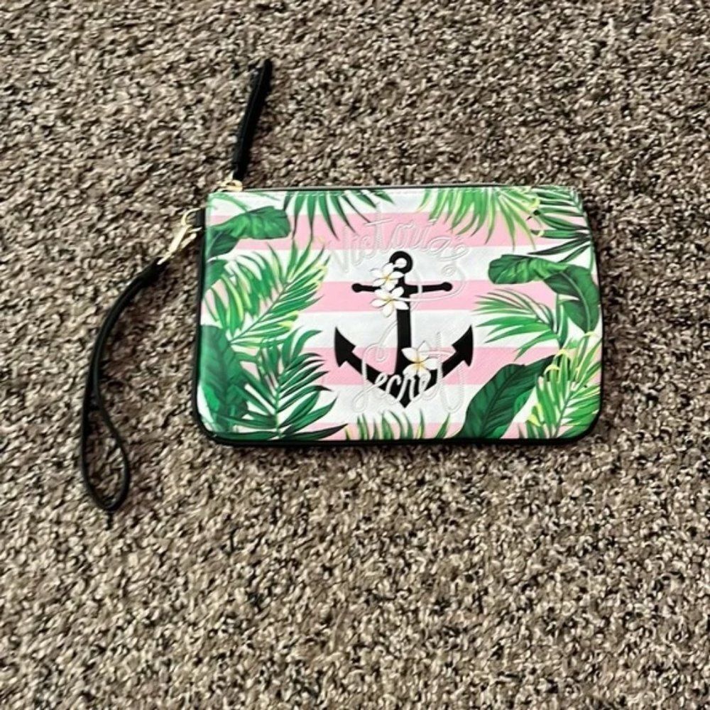 Victoria's Secret Palm Print Wristlet Clutch | Anchor